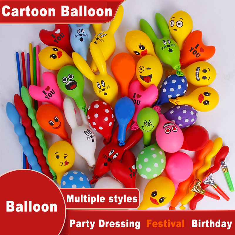 Balloon Pump Hand - 50/100 stuks Geen benzinepomp voorzien Cartoon