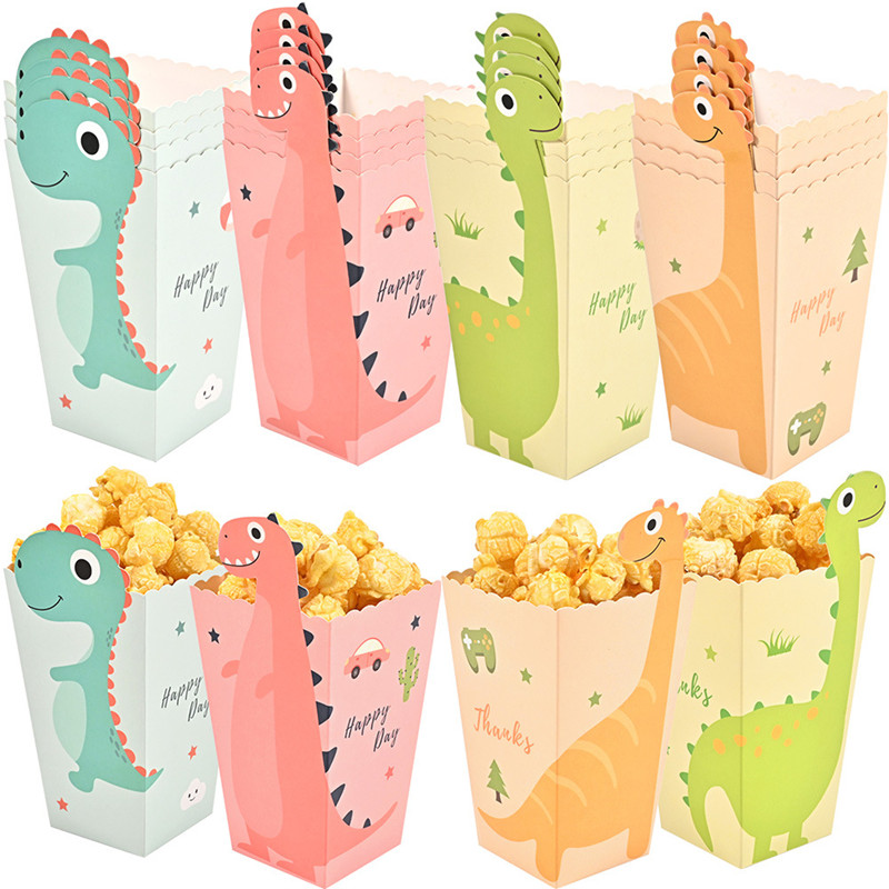 Event Party Box - 4 stuks Cartoon Dinosaurus Dozen Dinosaurus