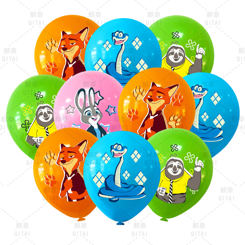 Supply Event - Nieuwe Zootopia Ballonnen Wild Dier Latex