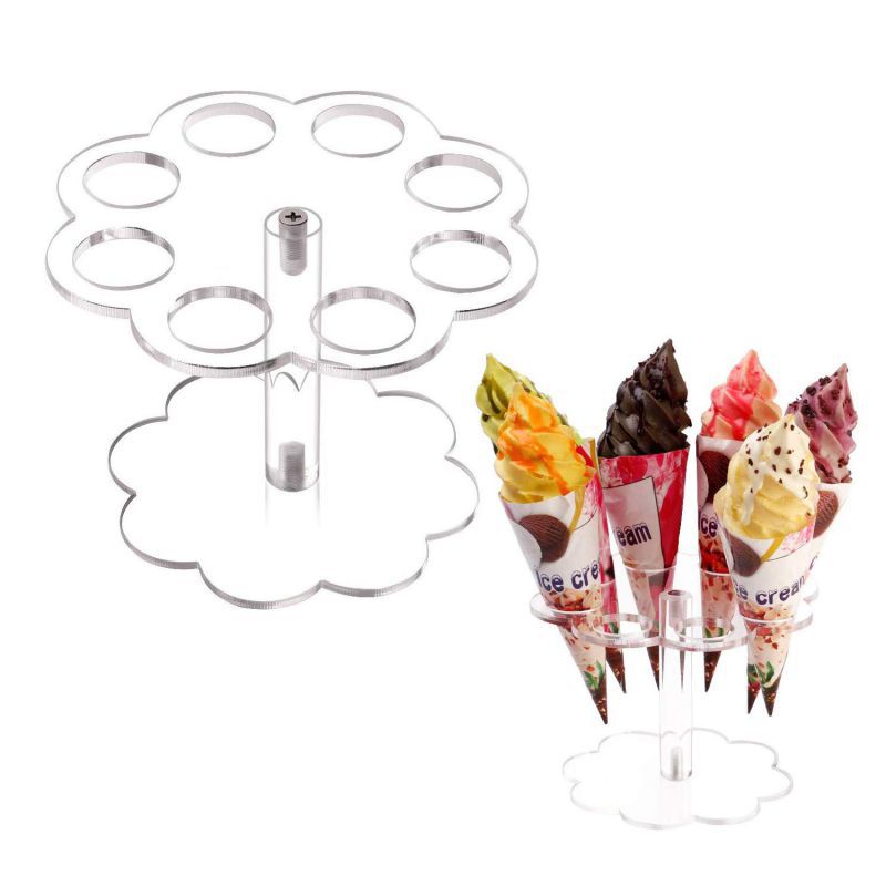 Cotton Candy Cone - IJskegelhouder Acryl displayrek voor het weergeven