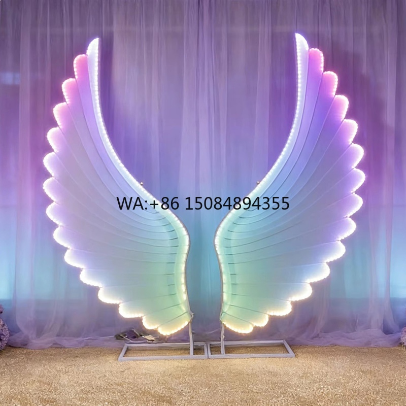Event & Party Supply Photos - Gloeiende engelenvleugels lichtdecoratie kleur fantasie LED