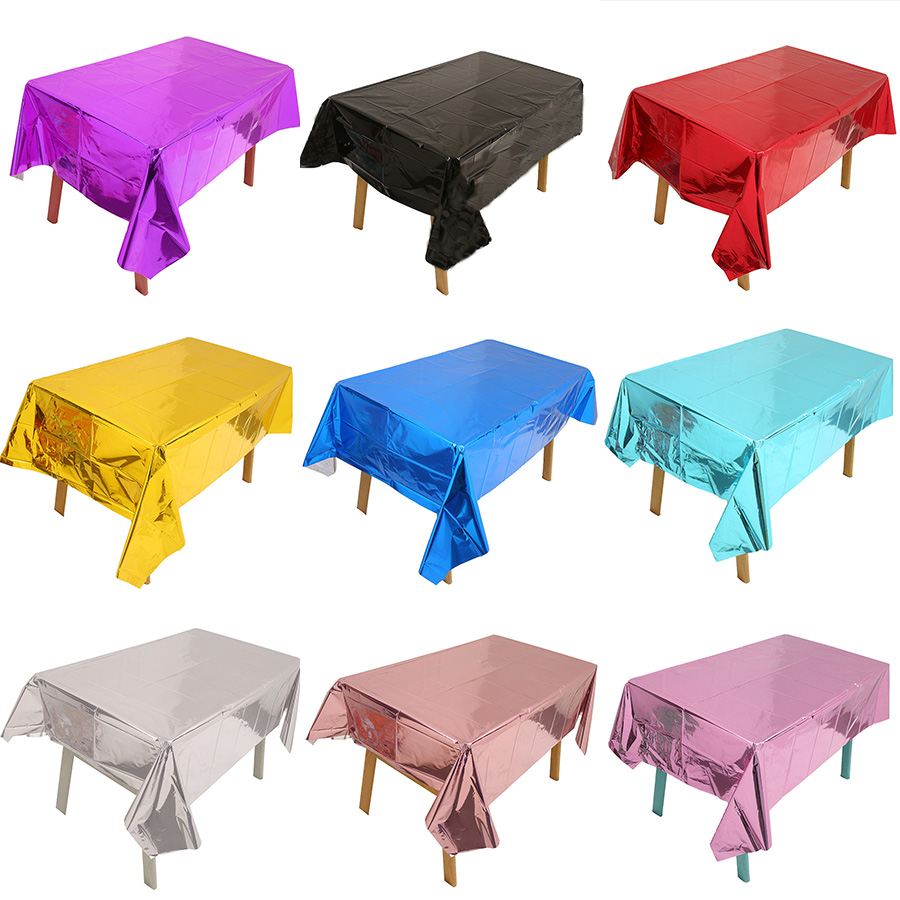 Table Cloth Disposable - 137Cm * 183Cm Rose Goud Splinter
