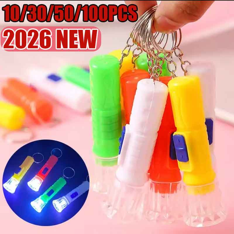 Party Favor Bag - 10/30/50/100PCS Mini Kinderen LED Zaklamp Lamp