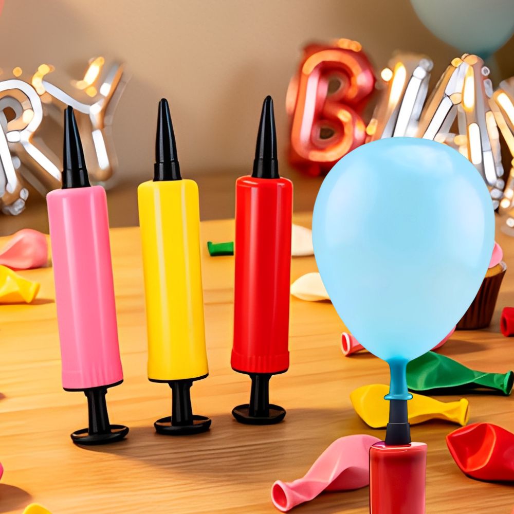 Balloon Pump Hand - 1/5/8 stuks Bulk Gemengde Kleur Handballonpomp