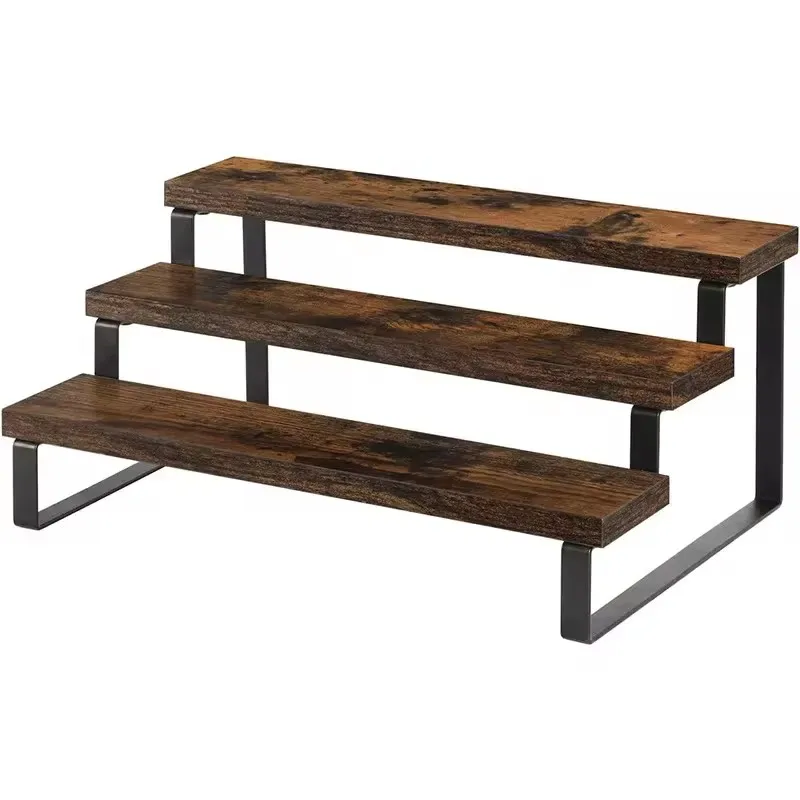 Cupcake Stand Tier - 3-laags houten displaystandaard voor cupcakes, parfum,