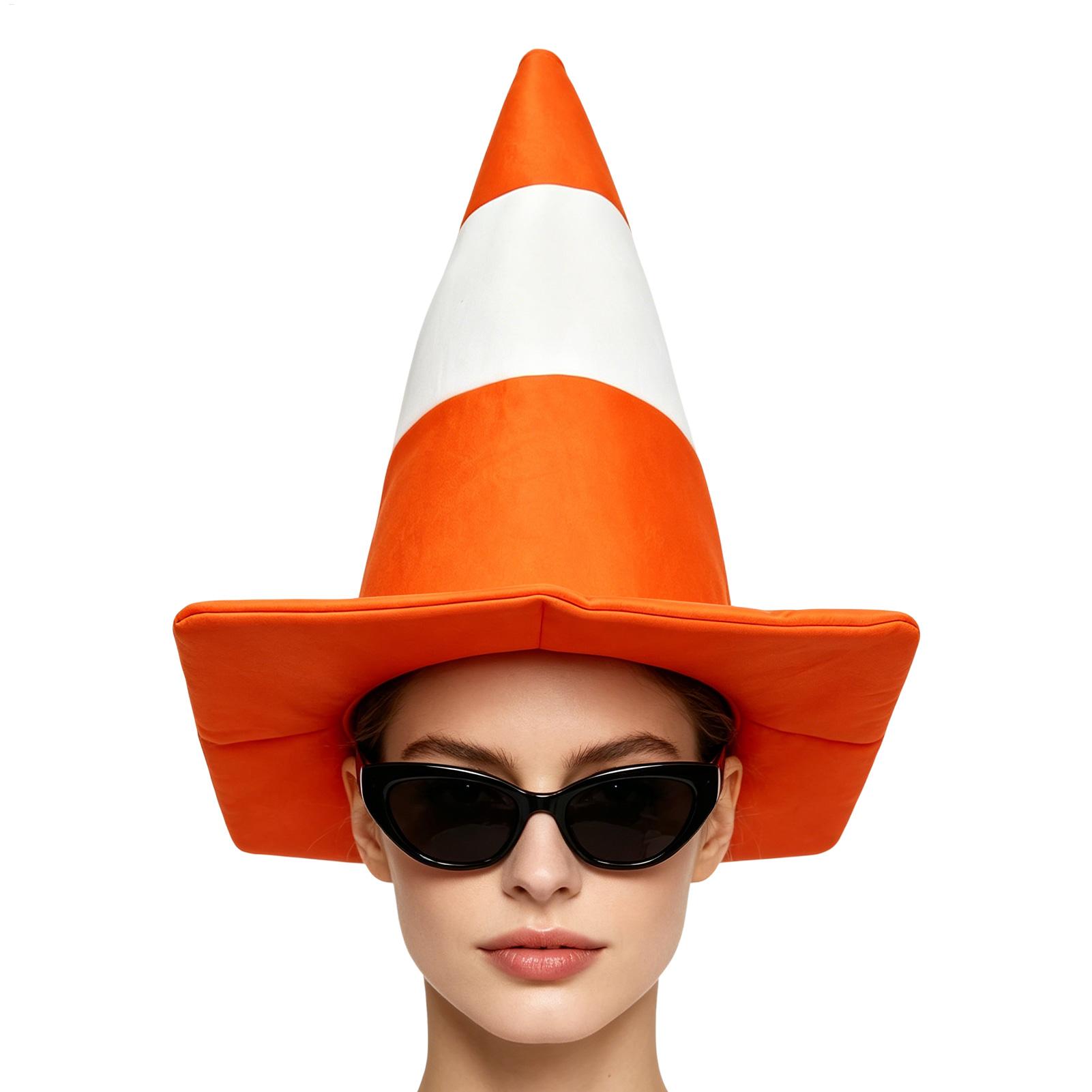 Party Hat Cone - Zachte vilten novelty kegelhoed Halloween verkeerskegel