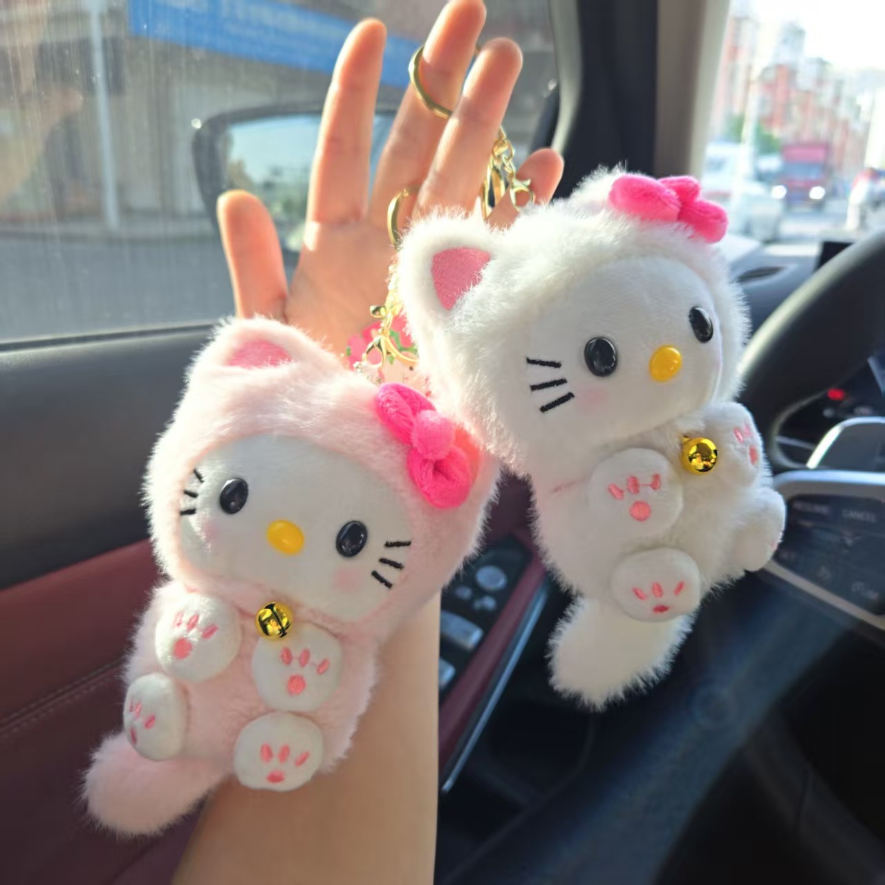 Supply Event - Kawaii HelloKitty Bell Cat hanger, kattenversiering