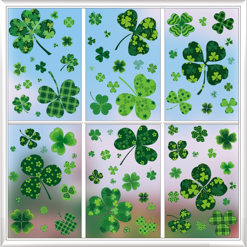 Party Event Supply Store - Ierse St. Patrick's Day Klaver Stickers