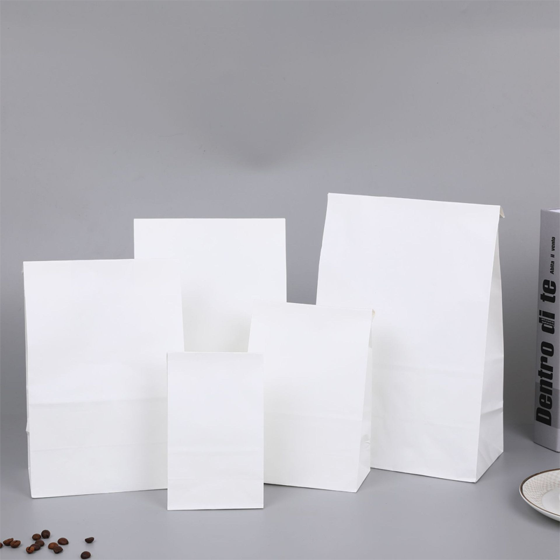 Event Party Shop - 50 Stuks/Witte Kraft Papieren Zakken Voedsel
