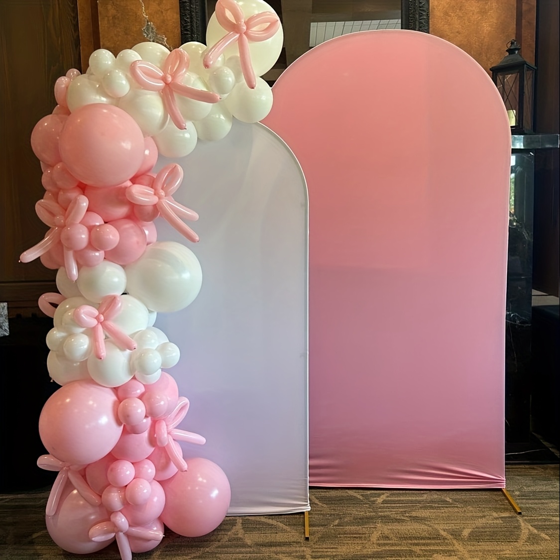 Balloon Arch Kit - 141-delige roze lintballonnen boogset voor prinsessenfeestjes,
