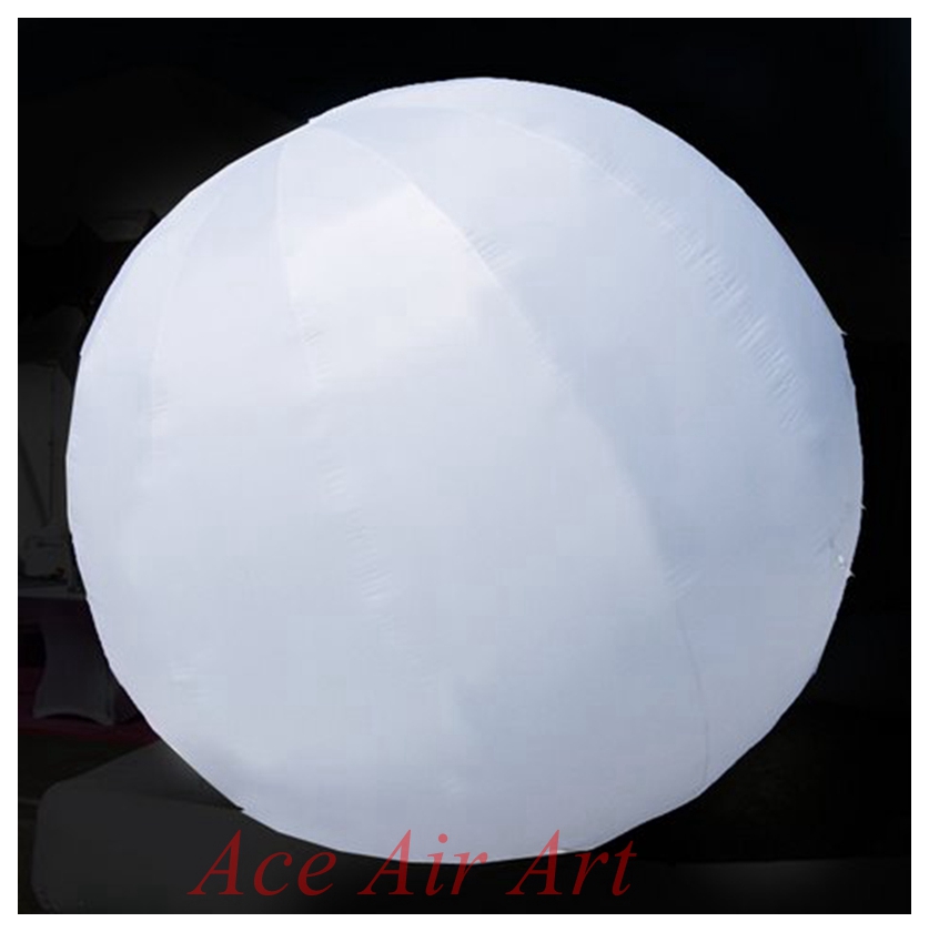 Opblaasbare witte ronde bal, d - Party Event Supplier recensie en prijs