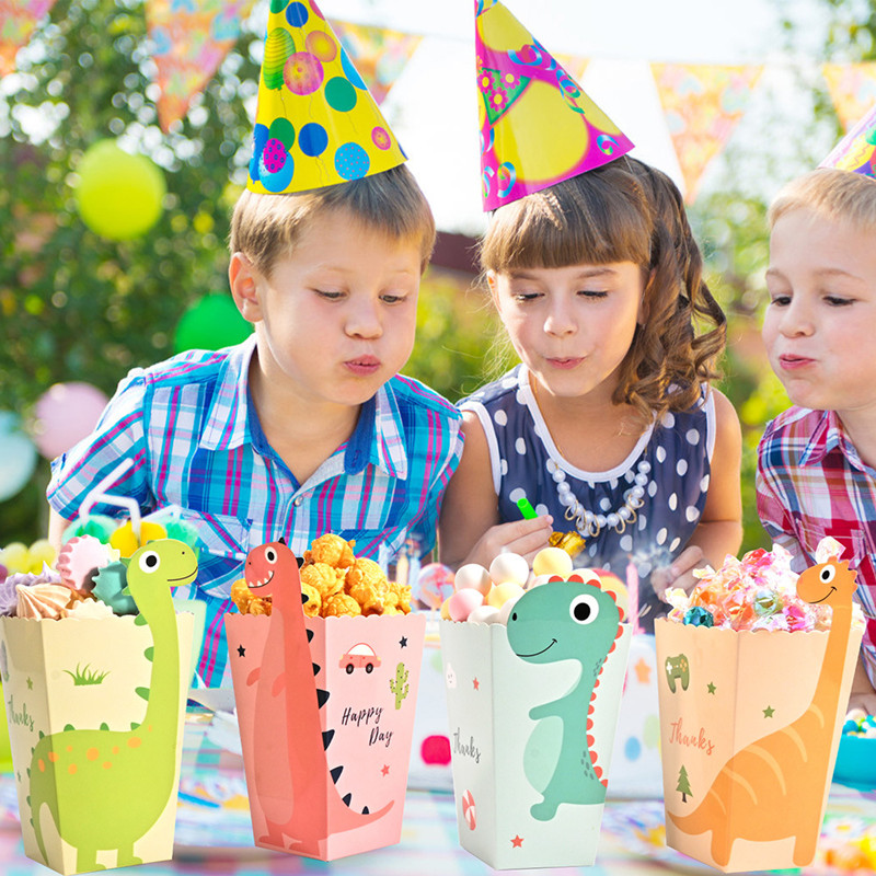 4 stuks Cartoon Dinosaurus Doz - Event Party Box recensie en prijs