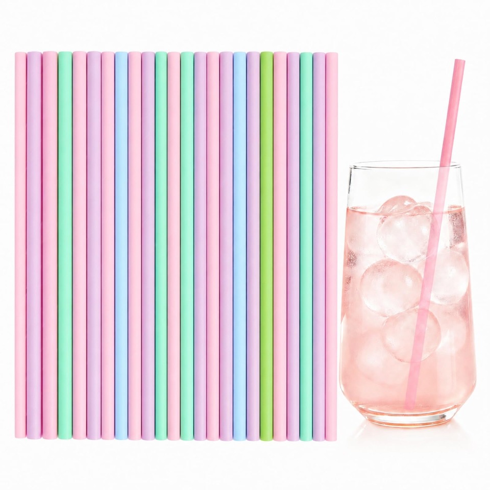 25/50/100PCS Wegwerp Papieren  - Paper Straw Color recensie en prijs