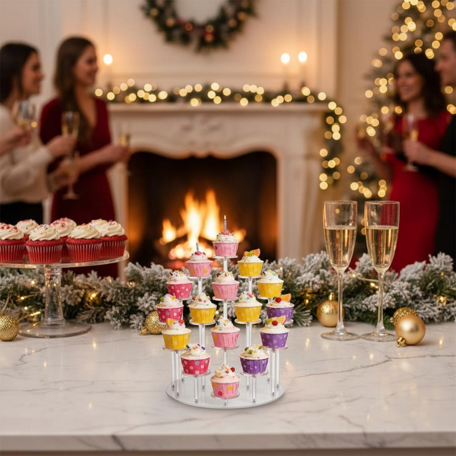 Acryl Cupcake Stand Transparan - Cupcake Stand Tier recensie en prijs