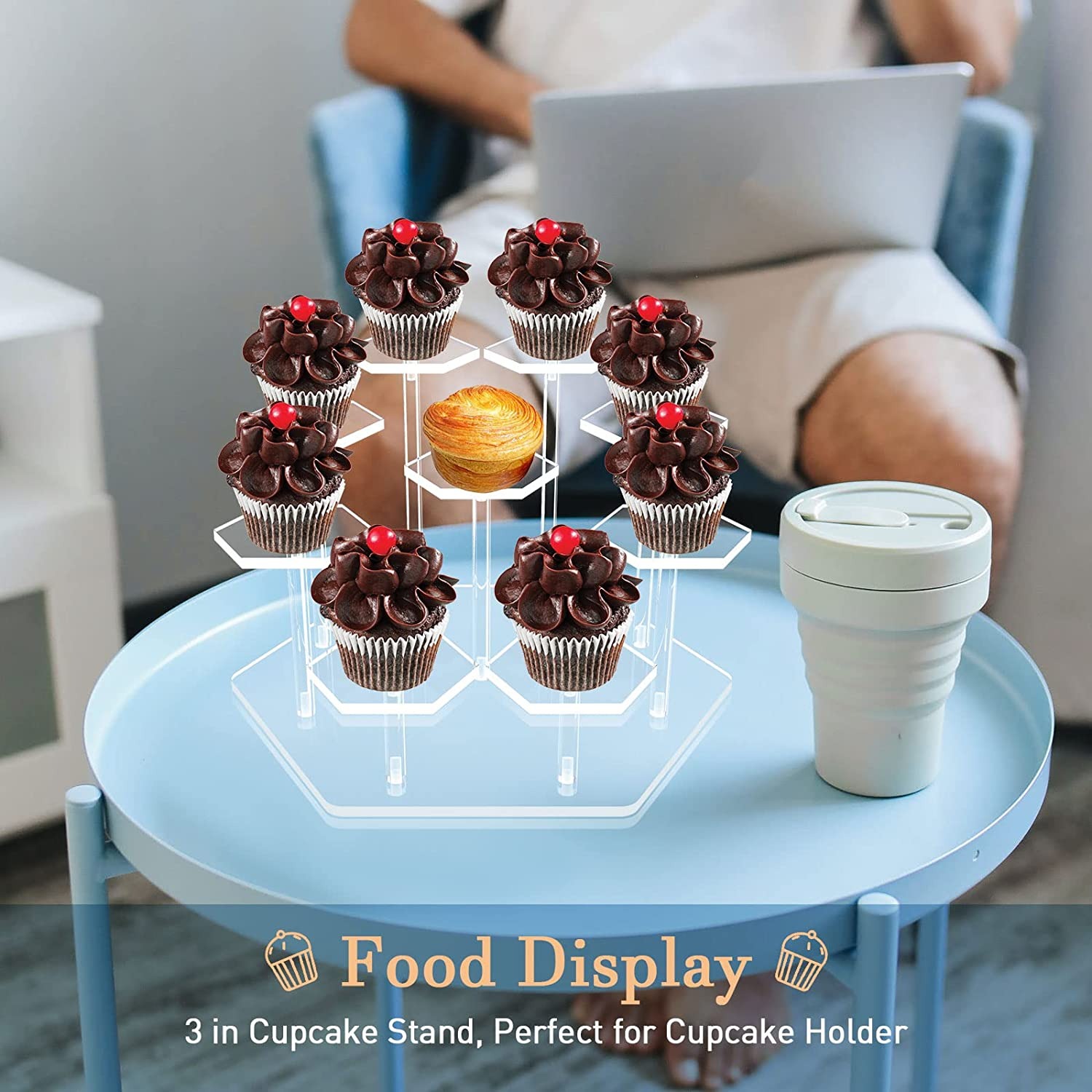 8/9 Tier Acryl Display Stand V - Cupcake Stand Tier recensie en prijs