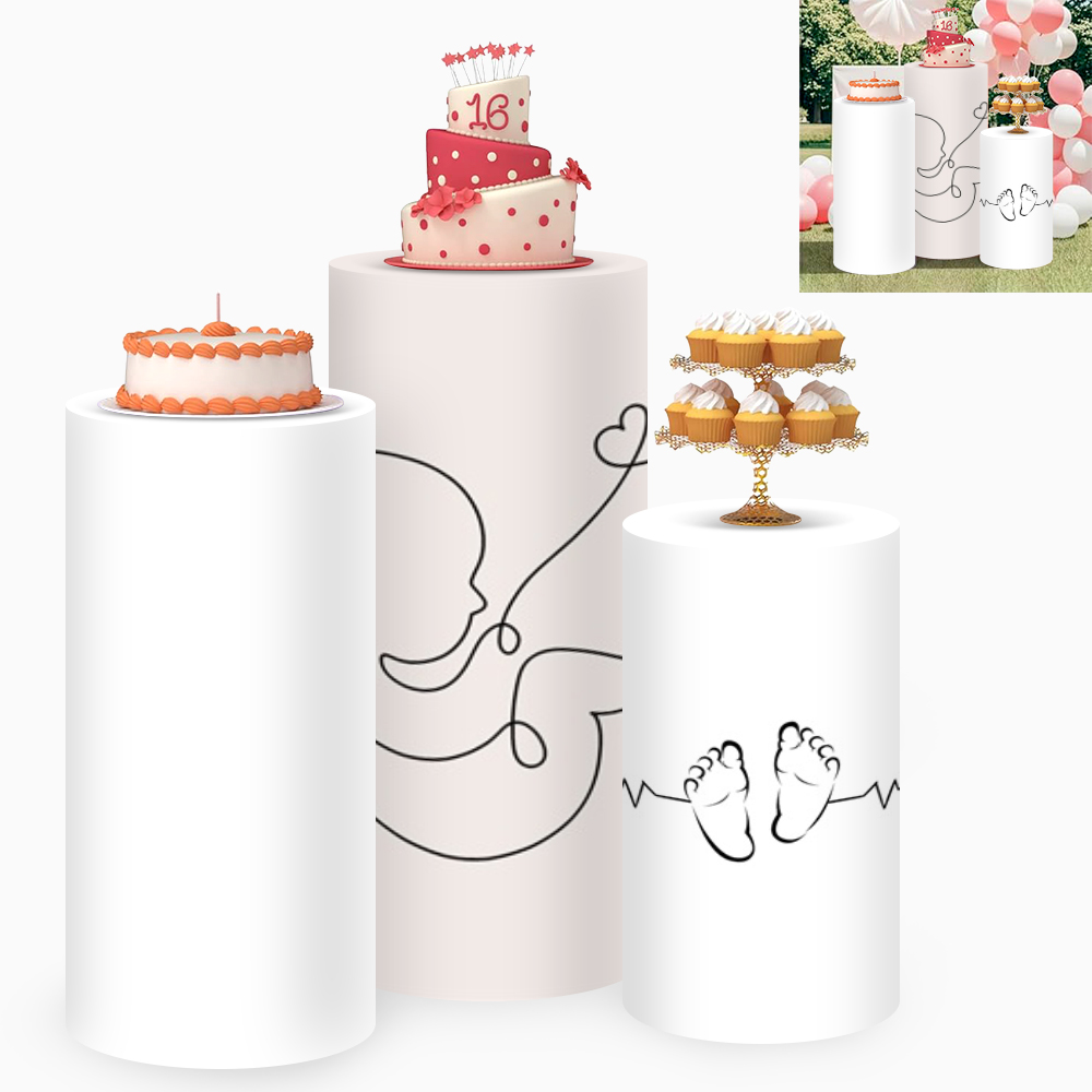 Yeele 3PCS Baby Silhouette Cil - Dessert Table Backdrop recensie en prijs