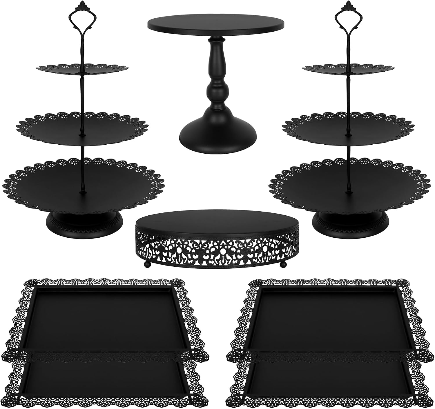Zwarte Metalen Desserttafel Pr - Cupcake Stand Tier recensie en prijs