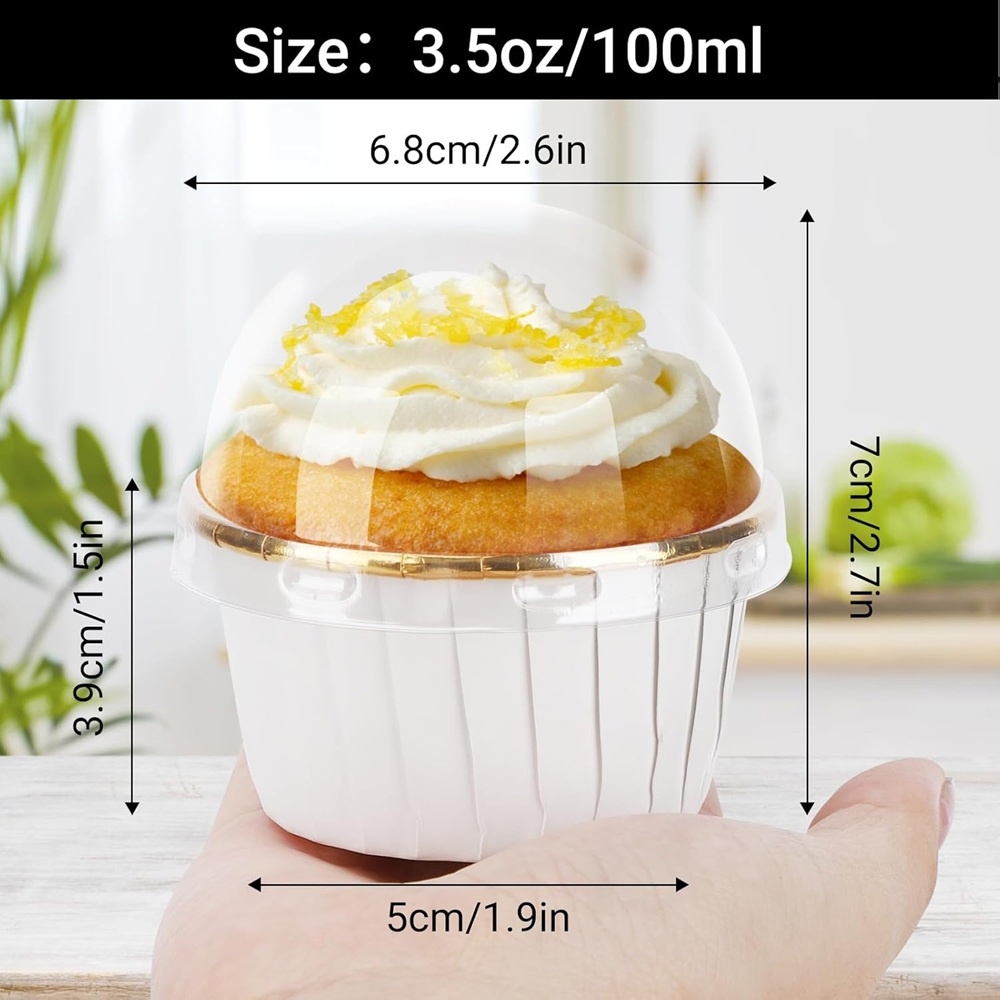 50 stks Muffins Cup Papier Cup - Plastic Cup 50Pcs recensie en prijs