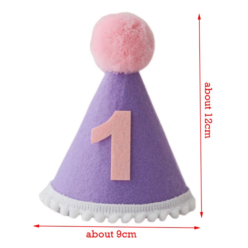 Paarse Verjaardag Hoed 1 2 3 4 - Party Hat Cone recensie en prijs