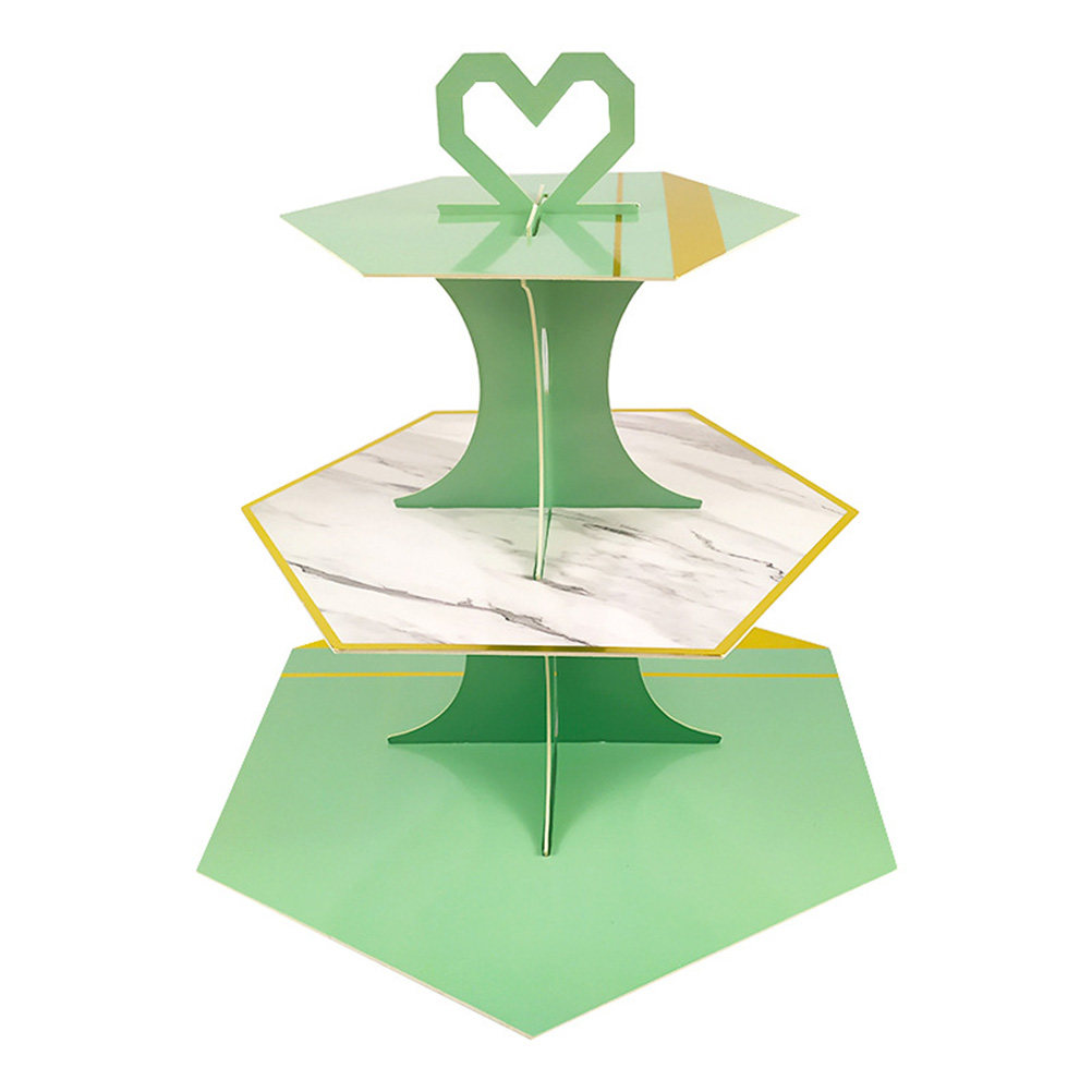2 stuks marmerpatroon papieren - Cupcake Stand Tier recensie en prijs