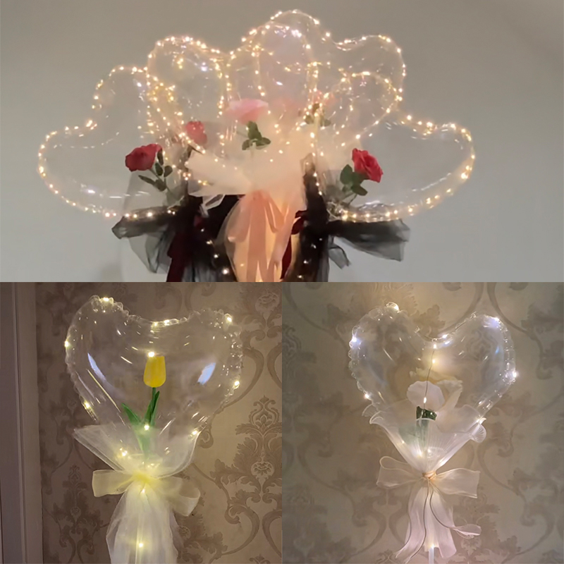 1 set LED heldere ballon trans - Led Balloon Light recensie en prijs