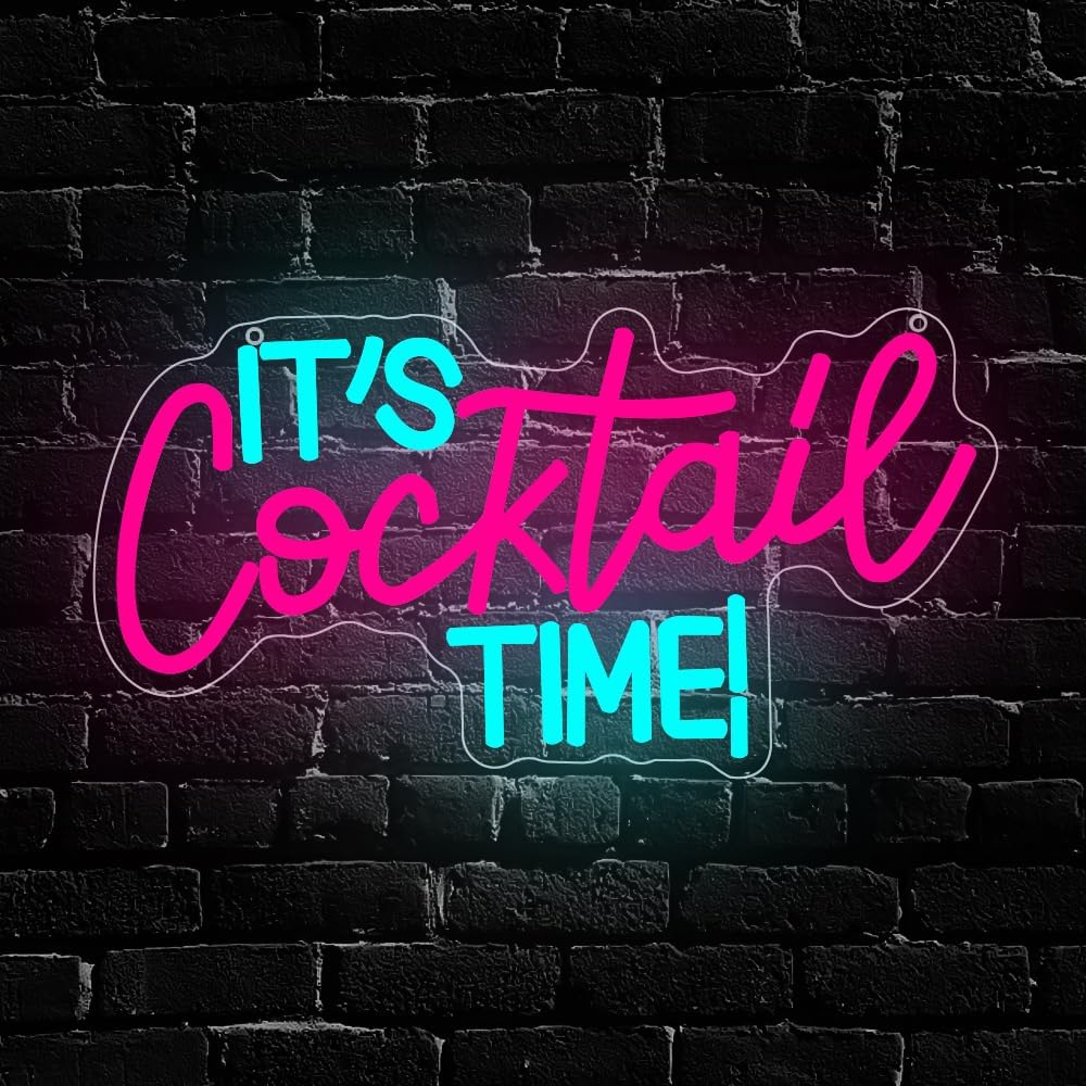 Cocktails Neon Sign USB-aanged - Neon Sign Party recensie en prijs