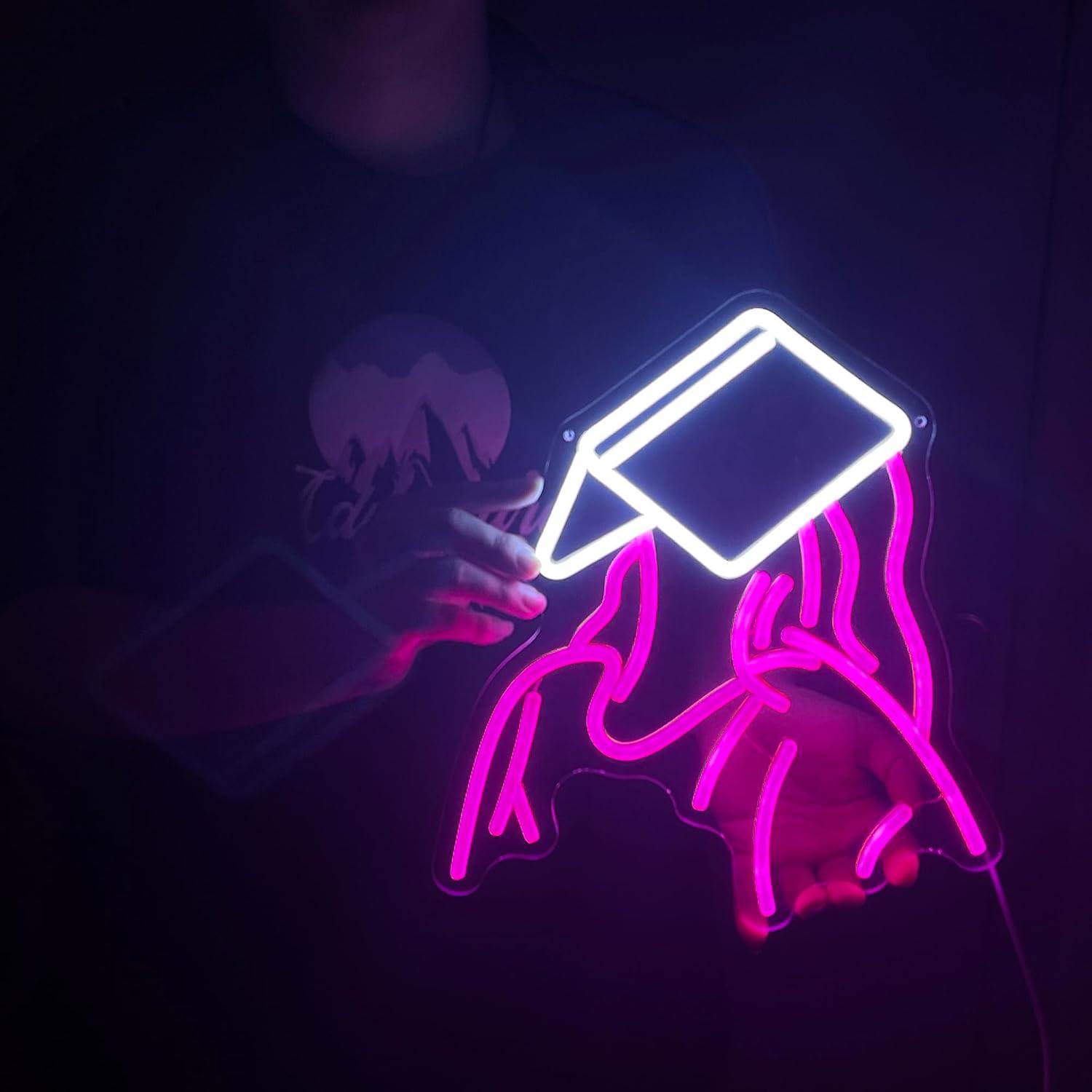 Reading Girl Neon Sign USB dim - Neon Sign Party recensie en prijs