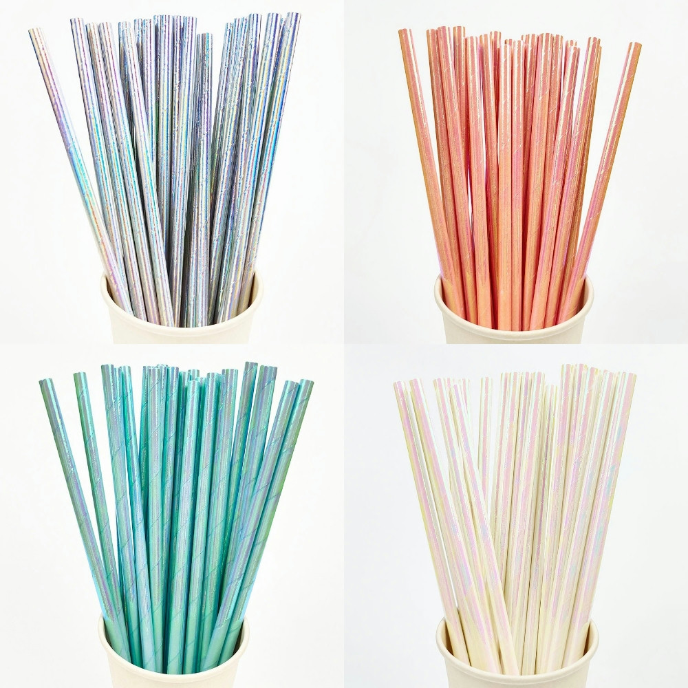 25 Stuks Parelmoer Bronzing Pa - Paper Straw Color recensie en prijs