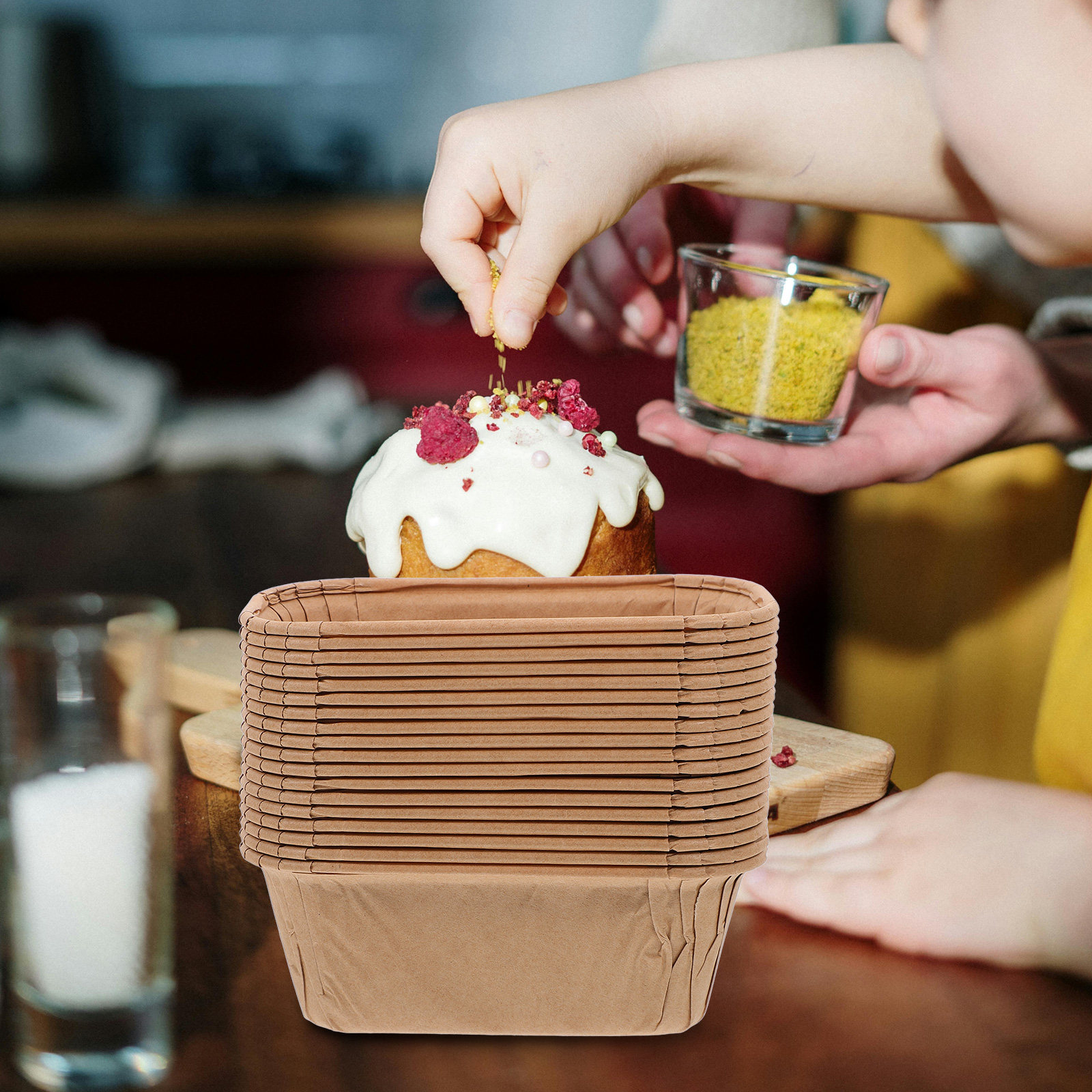 50 Stuks Papieren Bakvormpjes  - Plastic Cup 50Pcs recensie en prijs