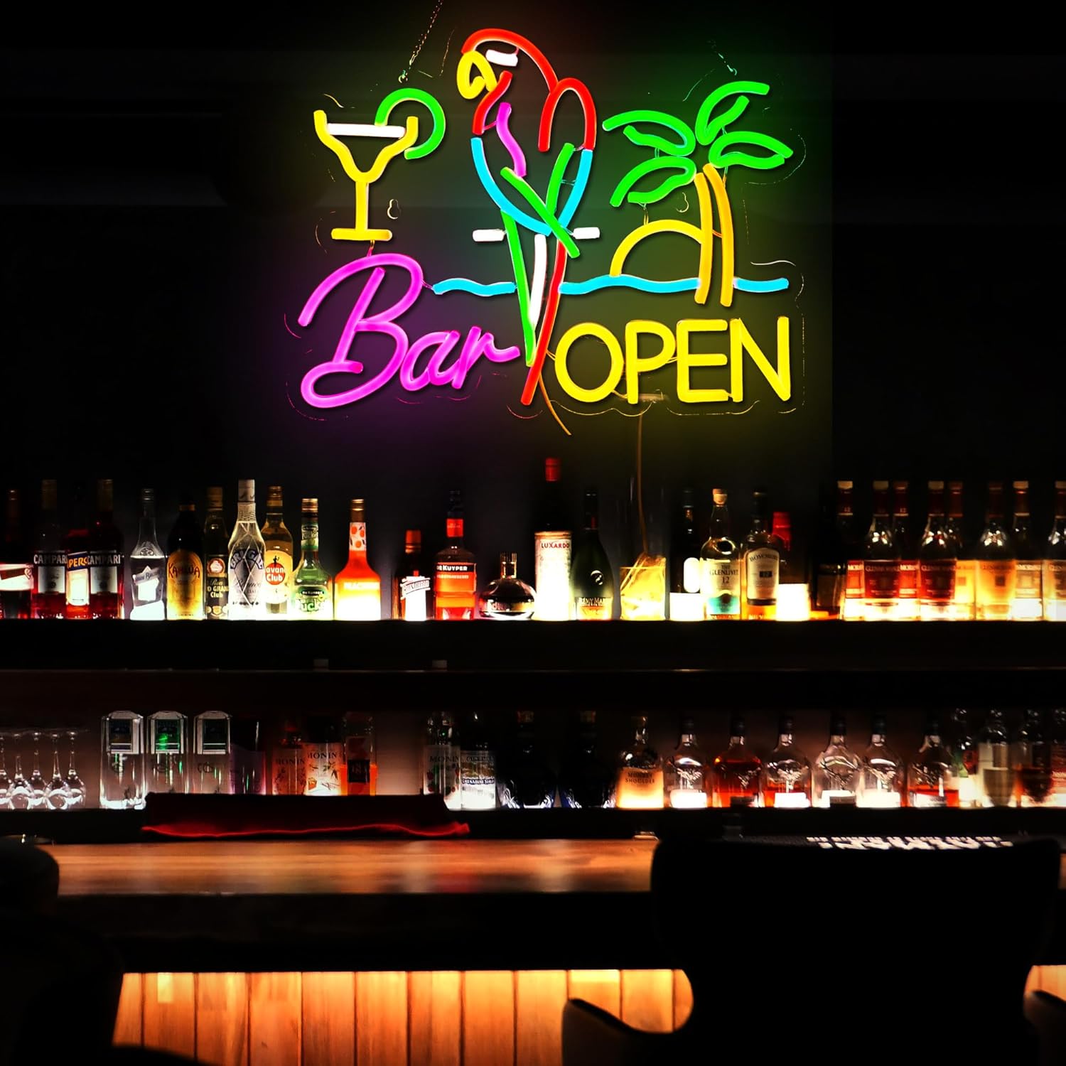 Openbare bar neonreclame, wand - Neon Sign Party recensie en prijs