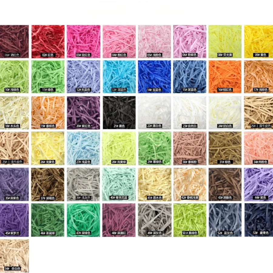 100G Raffi Kleurrijke Versnipp - Paper Straw Color recensie en prijs