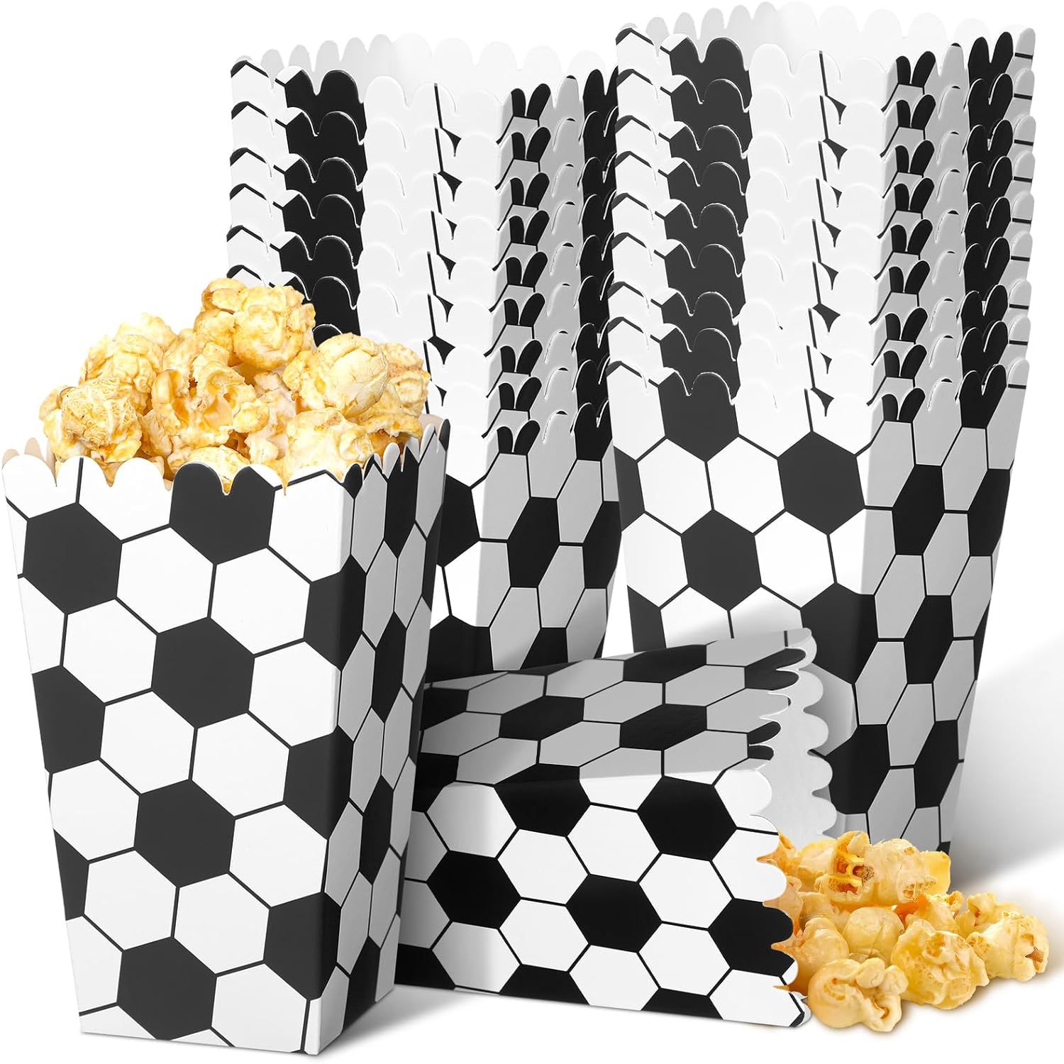 6/18 Stuks Voetbal Popcorn Doz - Event Party Box recensie en prijs