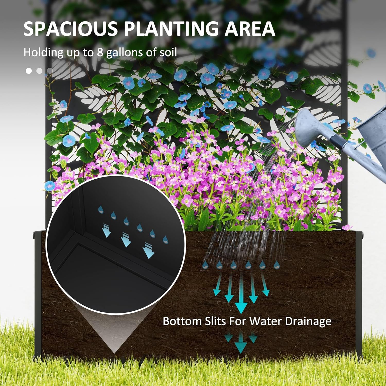 Metalen verhoogde plantenbak m - Flower Wall Panel recensie en prijs