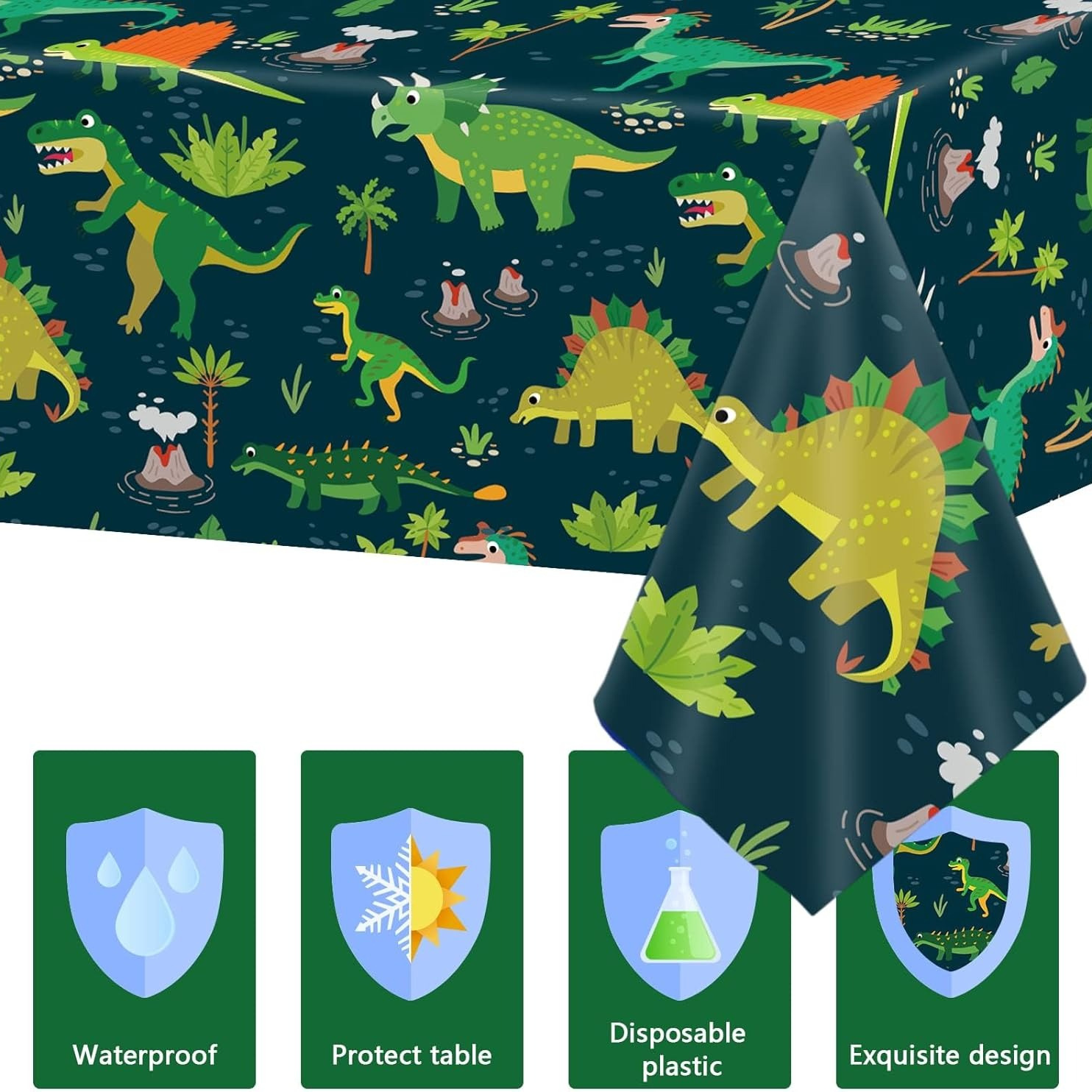 Dinosaurus Tafelkleed Wegwerp  - Table Cloth Disposable recensie en prijs