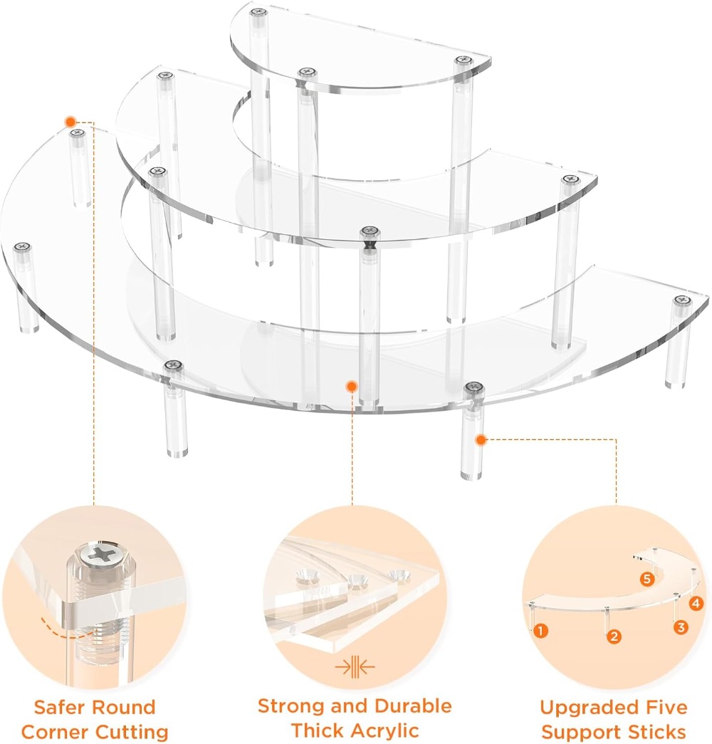 3-laags acryl displaystandaard - Cupcake Stand Tier recensie en prijs