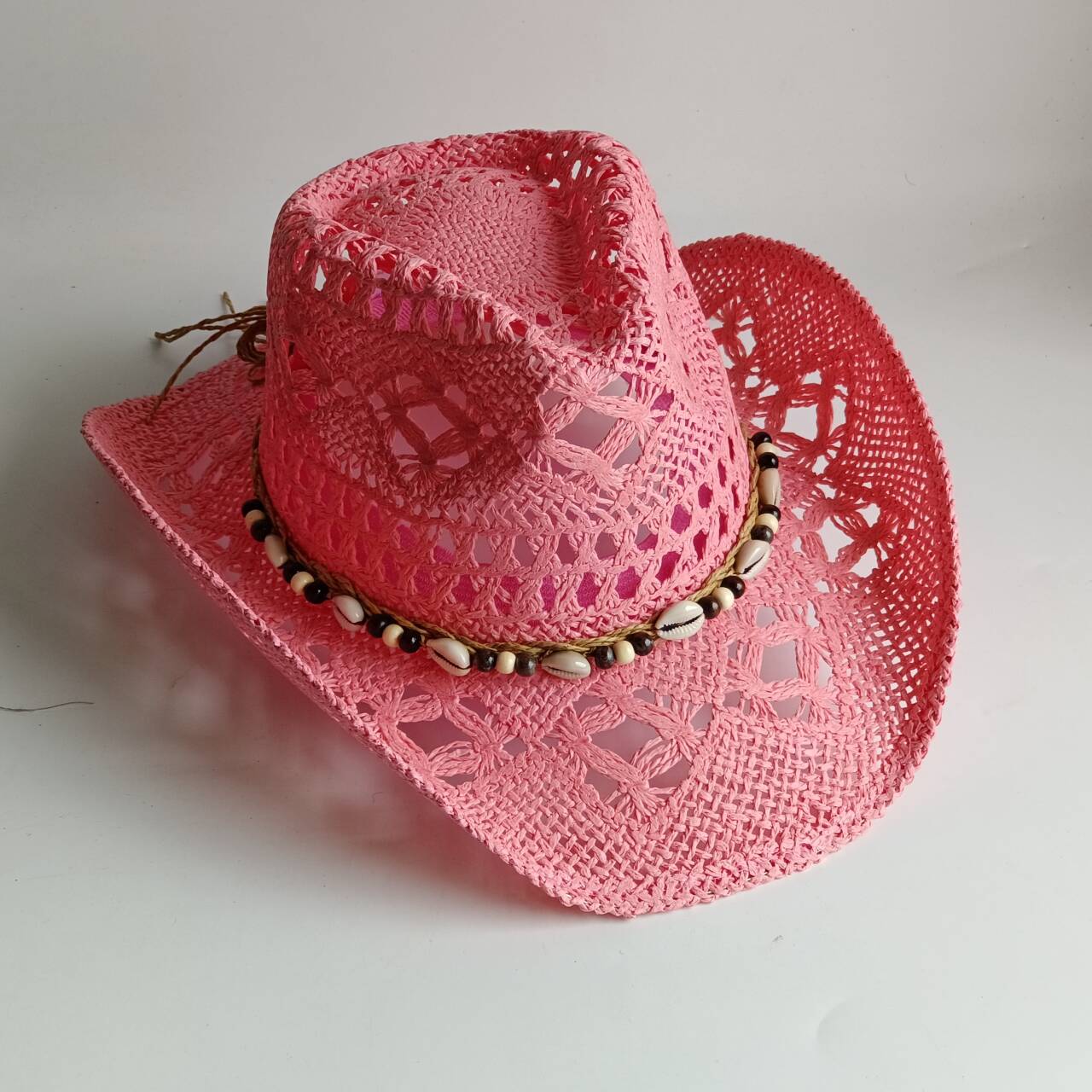 Roze cowboy strohoed holle han - Paper Straw Color recensie en prijs